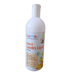 Bumby Natural Laundry Detergent | Baby Safe Laundry | Lemon Fragrance (500ml)